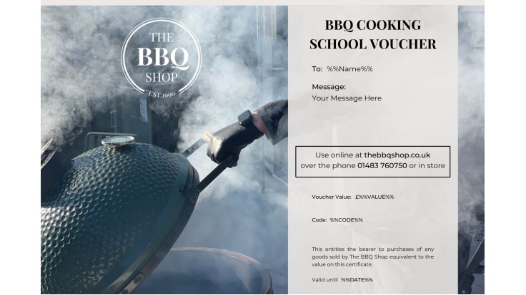The BBQ Shop Cookery School Gift Voucher