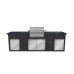 Yukon Bull BBQ: Angus
Granite Worktop Colour: Steel Grey
Porcelain Tile Cladding : Graphite Grey
