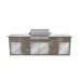 Yukon Bull BBQ: Brahma
Granite Worktop Colour: Kashmir White
Porcelain Tile Cladding : Pebble Grey
