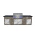 Yukon Whistler Grills BBQ: Burford 5
Granite Worktop Colour: Steel Grey
Porcelain Tile Cladding : Pebble Grey