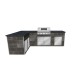 Calgary BeefEater BBQ: SIGNATURE 3000S 4 BURNER (CAST IRON)
Granite Worktop Colour: Steel Grey
Porcelain Tile Cladding : Slate Grey