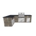 Calgary Napoleon BBQ: BILEX485RB
Granite Worktop Colour: Steel Grey
Porcelain Tile Cladding : Pebble Grey