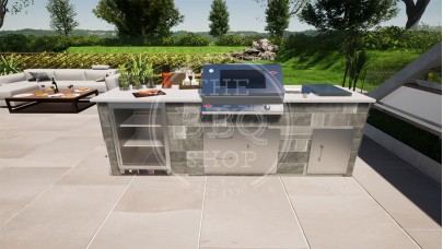 Yukon BeefEater BBQ Outdoor Kitchen - The Deluxe