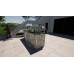 Granite Worktop Colour: Steel Grey
Porcelain Tile Cladding : Sand Stone