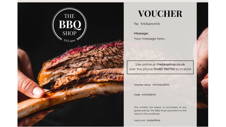 The BBQ Shop Gift Voucher