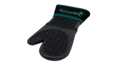Big Green Egg Heat Resistant Silicone Mitt with fabric cuff