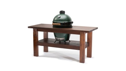 Big Green Egg Large Premium Royal Mahogany Table Bundle