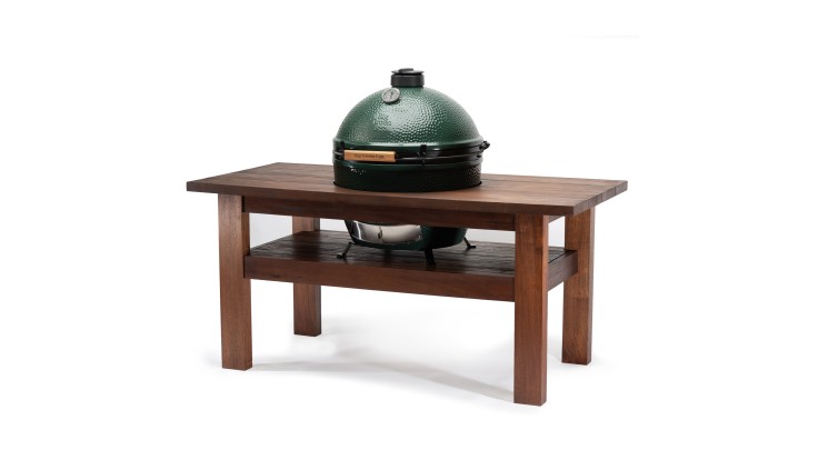 Big Green Egg XL Premium Royal Mahogany Table Bundle