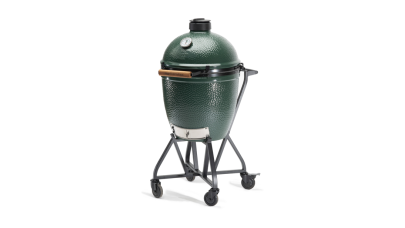 Big Green Egg Large with Metal Nest Bundle - Free Leather Apron
