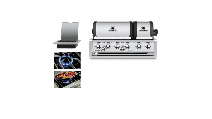 Broil King Imperial 690 Natural Gas Built In Grill Head - Free Cover