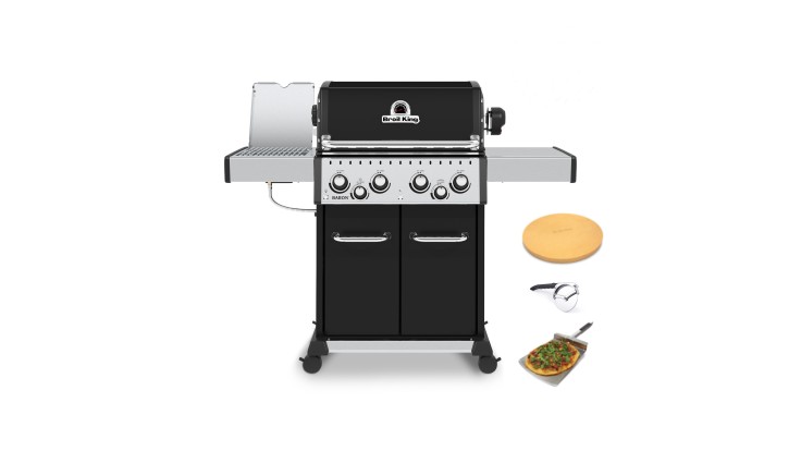 Broil King Baron 490IR Gas BBQ - Free Cover & Accessories