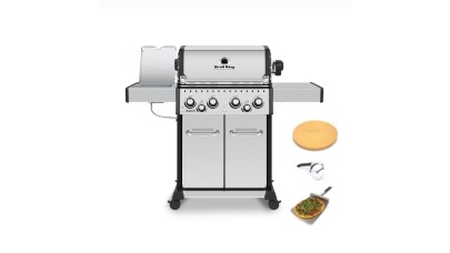 Broil King Baron S490 IR Gas BBQ - Free Cover & Accessories