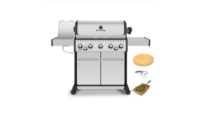 Broil King Baron S590 IR Gas BBQ - Free Cover & Accessories
