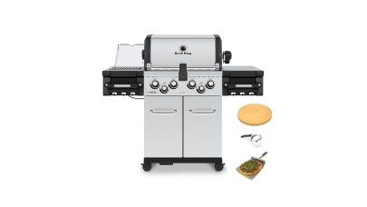 Broil King Regal S490 IR Gas BBQ - Free Cover & Accessories