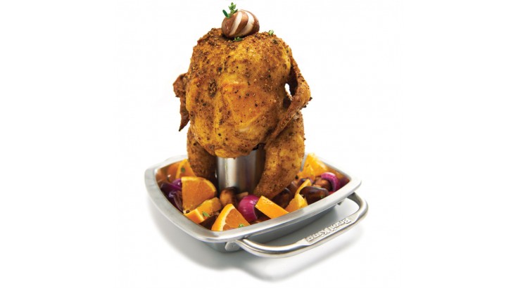 Broil King Chicken Roaster & Pan (Premium) - 69133