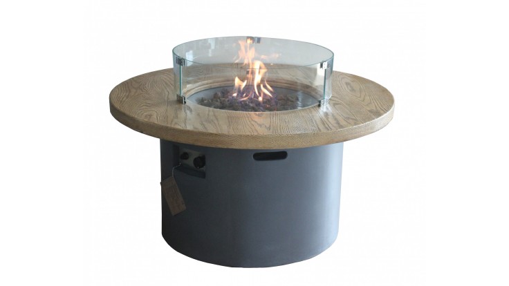 Sarin Gas Fire Pit - Glass Screen