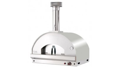 Fontana - Mangiafuoco Built In Gas Pizza Oven - Stainless Steel