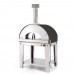 Fontana - Mangiafuoco Gas Pizza Oven with Trolley - Anthracite - Free Cover & Accessories