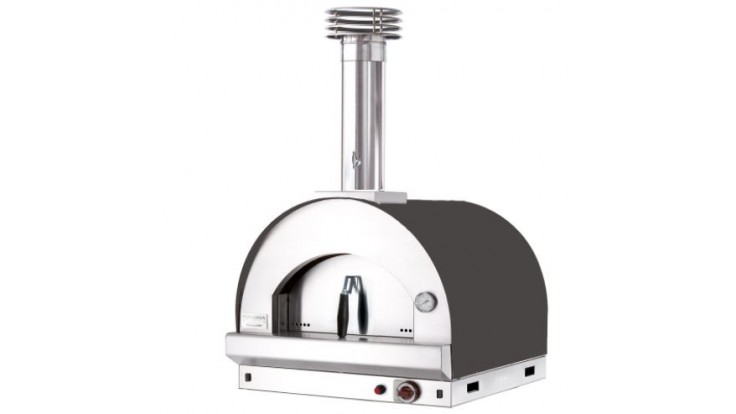 Fontana - Margherita Built In Gas Pizza Oven - Anthracite - Free Cover & Accessories