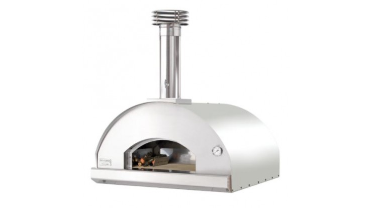 Fontana - Marinara Built in Wood Pizza Oven - Stainless Steel