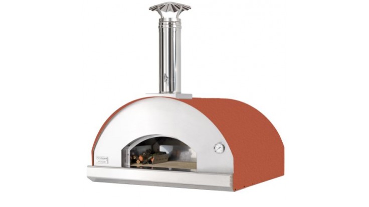 Fontana - Marinara Built in Wood Pizza Oven - Rosso - Free Cover & Accessories