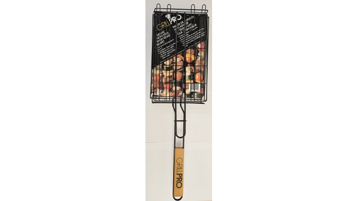 Grill Pro Deluxe Non-Stick Shish Kebab Basket - 25014