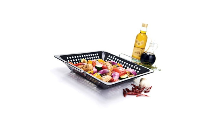 Grill Pro Porcelain Coated Square Wok Topper - 98125