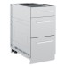 Broil King Stainless Steel 3-Drawer Cabinet