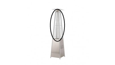 Flame Patio Heater Grill for Tahiti Flame Patio Heater (Stainless Steel, Black or LED Versions)