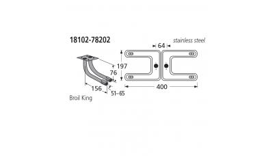 18102-78202 BBQ Burner - Sterling