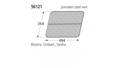 Music City Metals 96411 Porcelain Steel Heat Plate for Blooma/Ohio/Outback and S 