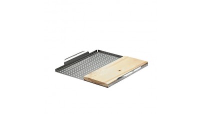 Napoleon Stainless Steel Multifuntional GrillTopper with Plank 70026