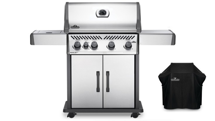 Napoleon Rogue RXT525SIBPSS-1-GB Gas BBQ - Free Cover