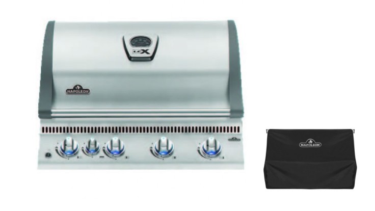 Napoleon BILEX485RBPSS-1-CE Built In Gas BBQ - Free Cover 
