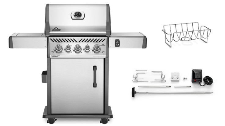 Napoleon Rogue RSE425 Gas BBQ with Free Accessories