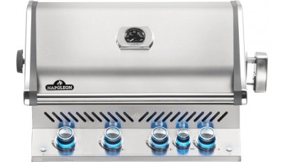 Napoleon Prestige BIPRO500RBPSS-3-GB Built In Gas BBQ - Free Rotisserie and Cover