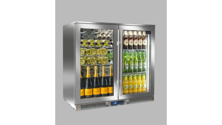 Blastcool Extremis XP2 Double Glass Doored Outdoor Fridge