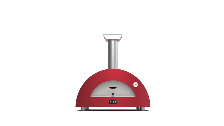 Alfa Forni - Moderno 2 Pizze - Wood Pizza Oven - Antique Red