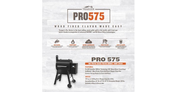Traeger pro d2 575 deals
