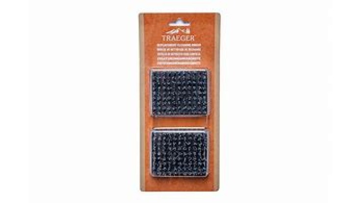 Traeger - Replacement BBQ Cleaning Brush Head (2 Pack)