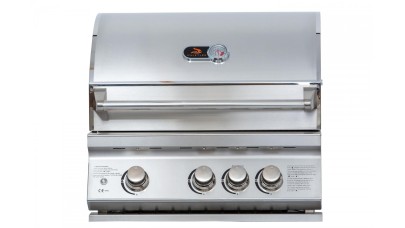 Whistler Grills - Burford 3 Built in Gas BBQ - Free Cover & Rotisserie