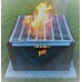 Yorkshire Grill Outdoor Fireplace & BBQ with Log Sling