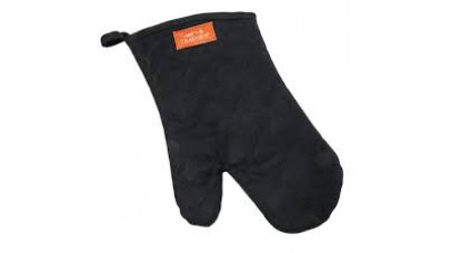 Traeger BBQ Mitt - Black Canvas and Leather