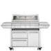 Beefeater 7000 Series Premium 5 Burner BBQ & Side Burner - with Trolley