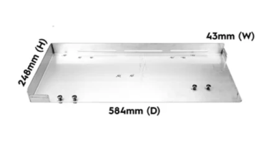 Beefeater Built-In SIDE Heat Shield/Hanging Bracket for 1200 Series