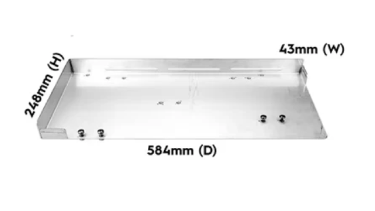 Beefeater Built-In SIDE Heat Shield/Hanging Bracket for 1200 Series Beefeater Built-In SIDE Heat Shield/Hanging Bracket for 1200 Series