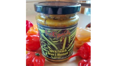 Hot Pods - Chilli Pickle - Spicy French Bean & Mustard Pickle