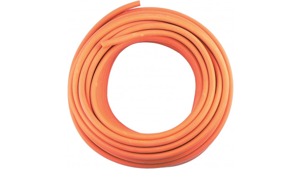 Propane/Butane 8mm Black Gas hose sold by the metre with hose clips 