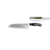 Savernake Santoku Knife Black Micarta and Lime