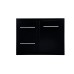 Sunstone Black Series Double Drawer Rubbish Combo 36"